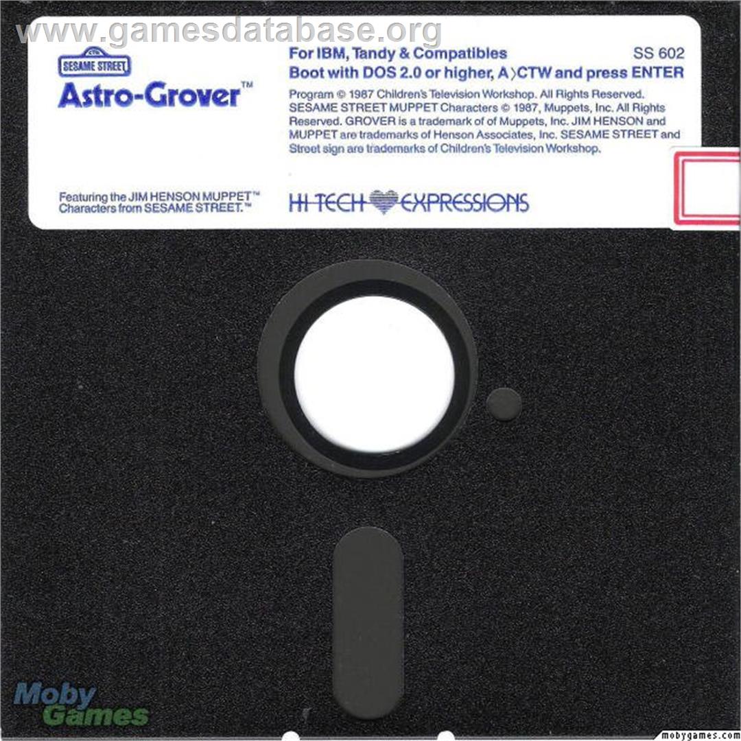 Astro-Grover - Microsoft DOS - Artwork - Disc