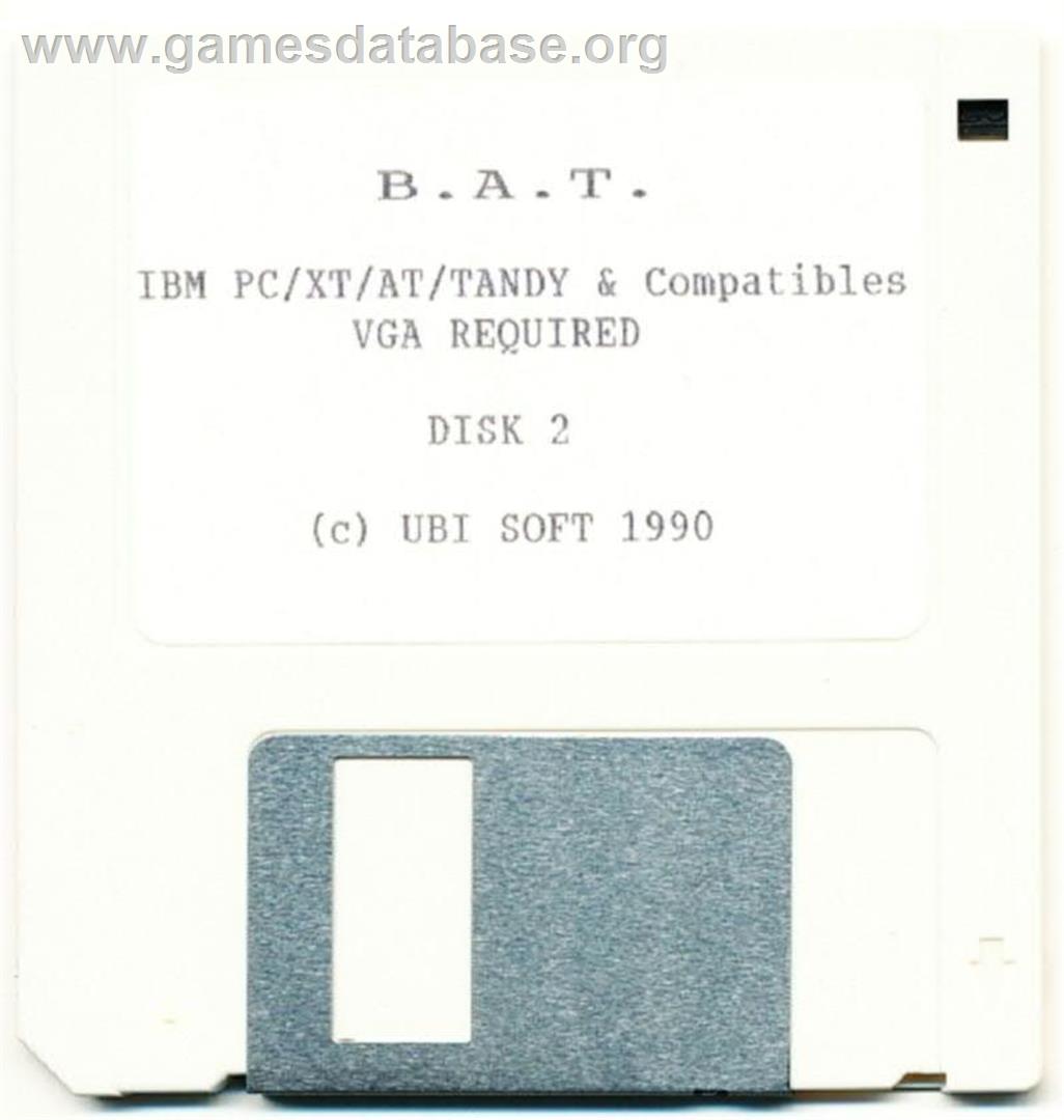B.A.T. - Microsoft DOS - Artwork - Disc