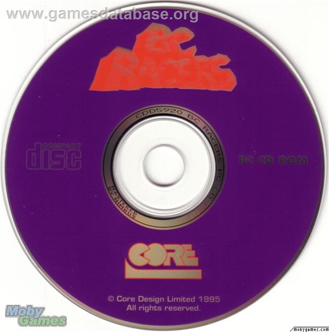 BC Racers - Microsoft DOS - Artwork - Disc