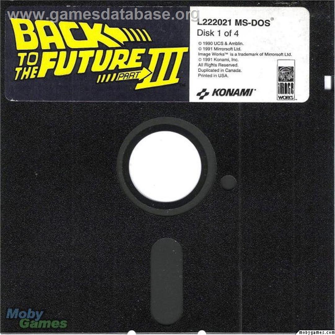 Back to the Future Part III - Microsoft DOS - Artwork - Disc