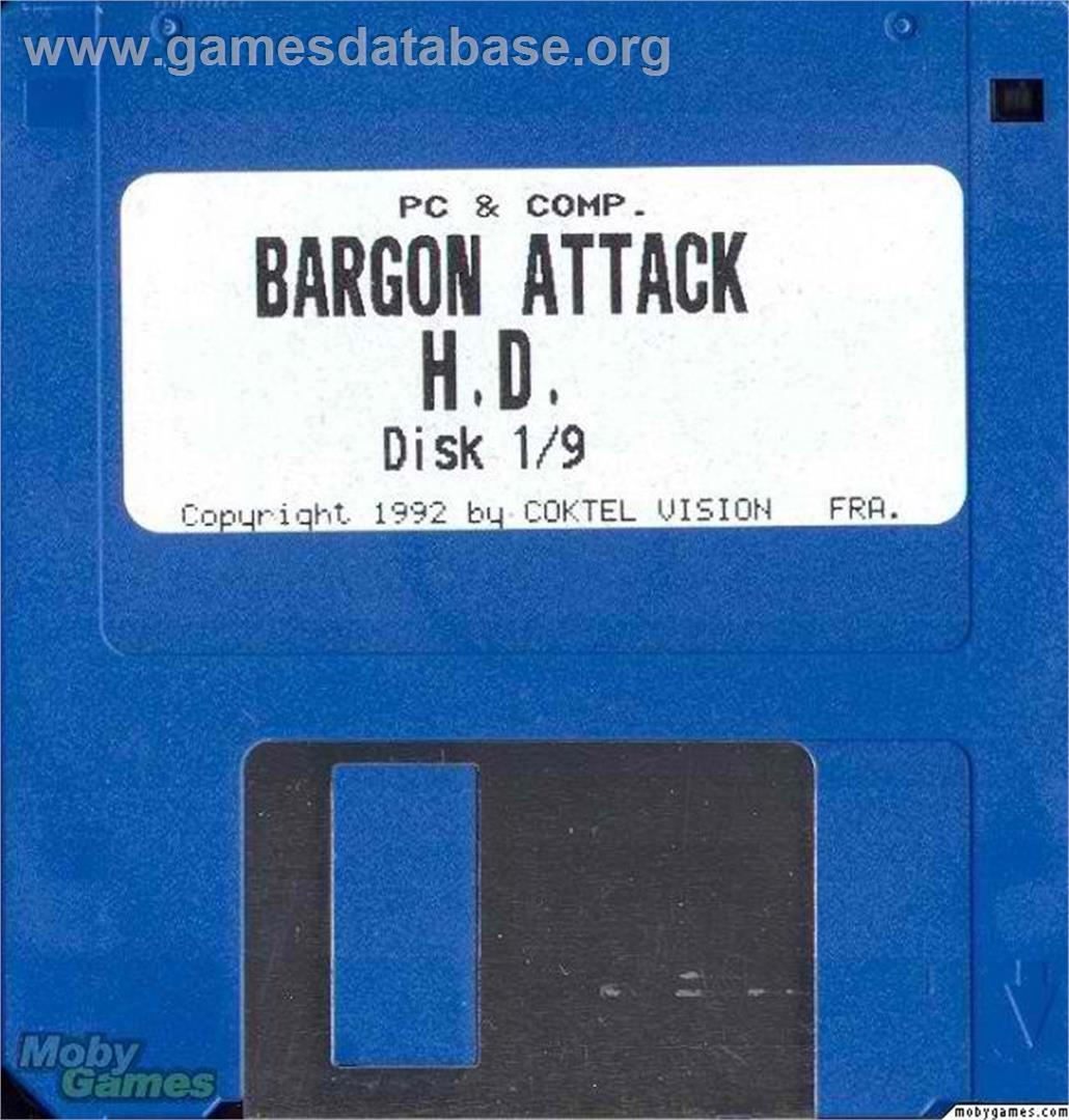 Bargon Attack - Microsoft DOS - Artwork - Disc