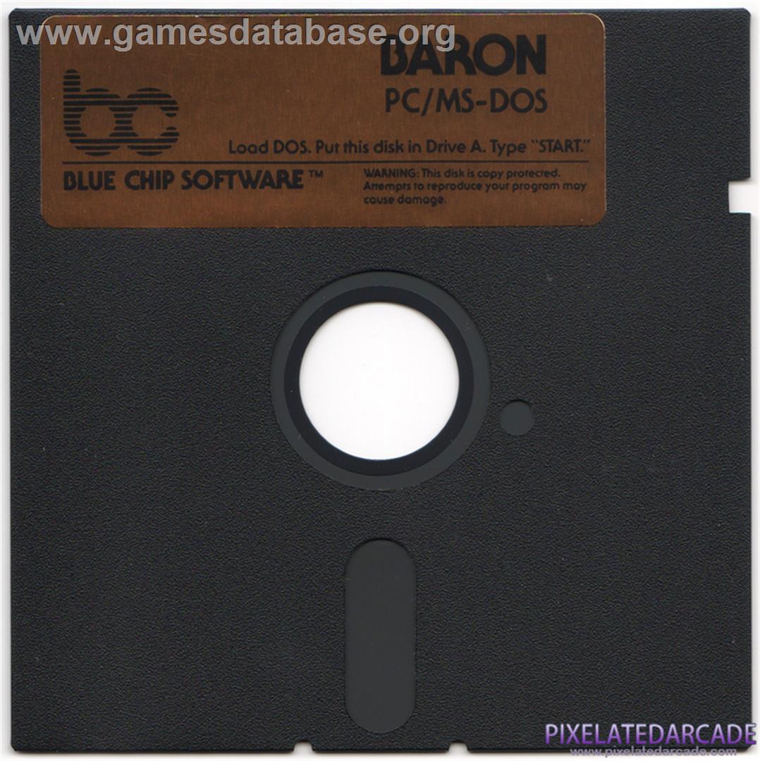 Baron - The Real Estate Simulation - Microsoft DOS - Artwork - Disc