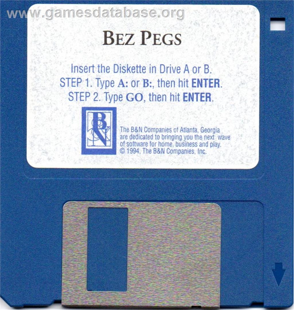 Bez Pegs - Microsoft DOS - Artwork - Disc