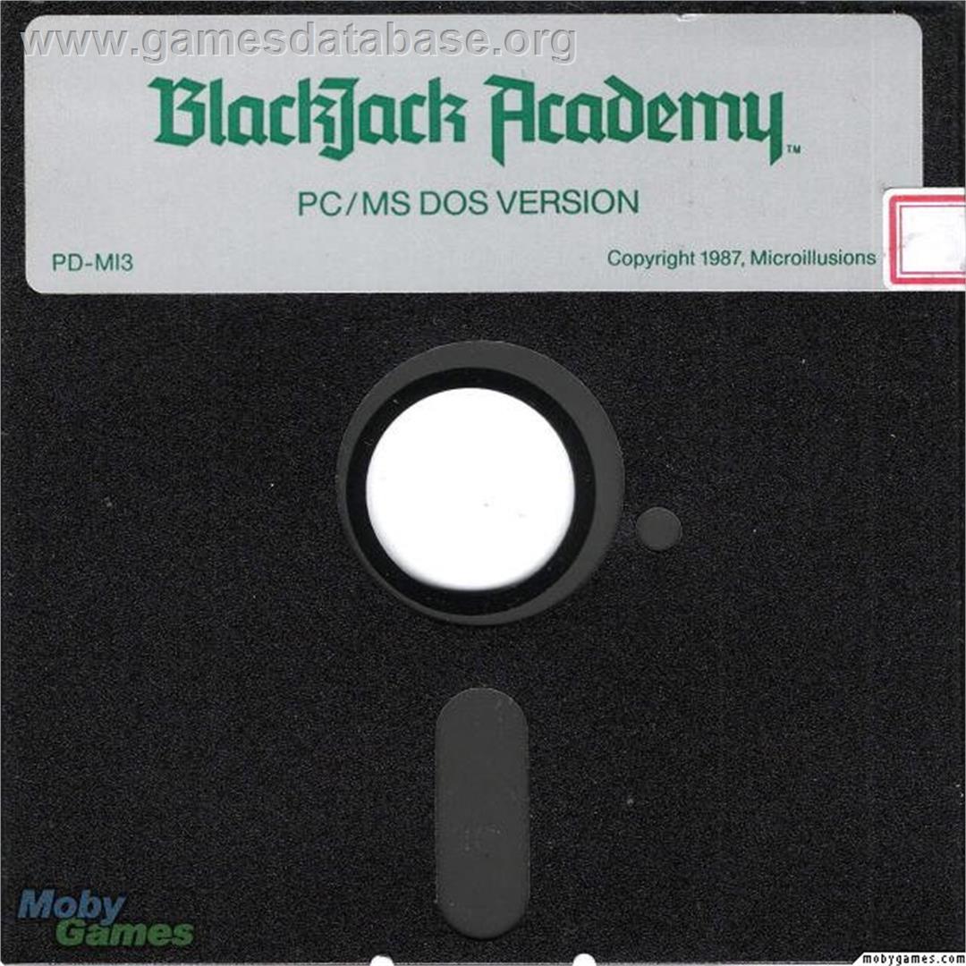 Blackjack Academy - Microsoft DOS - Artwork - Disc
