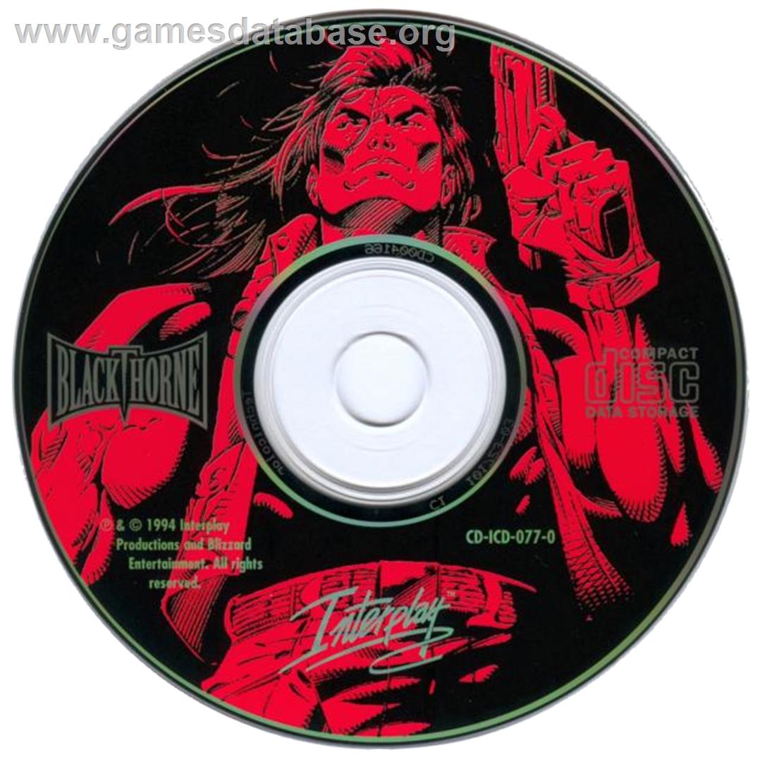 Blackthorne - Microsoft DOS - Artwork - Disc