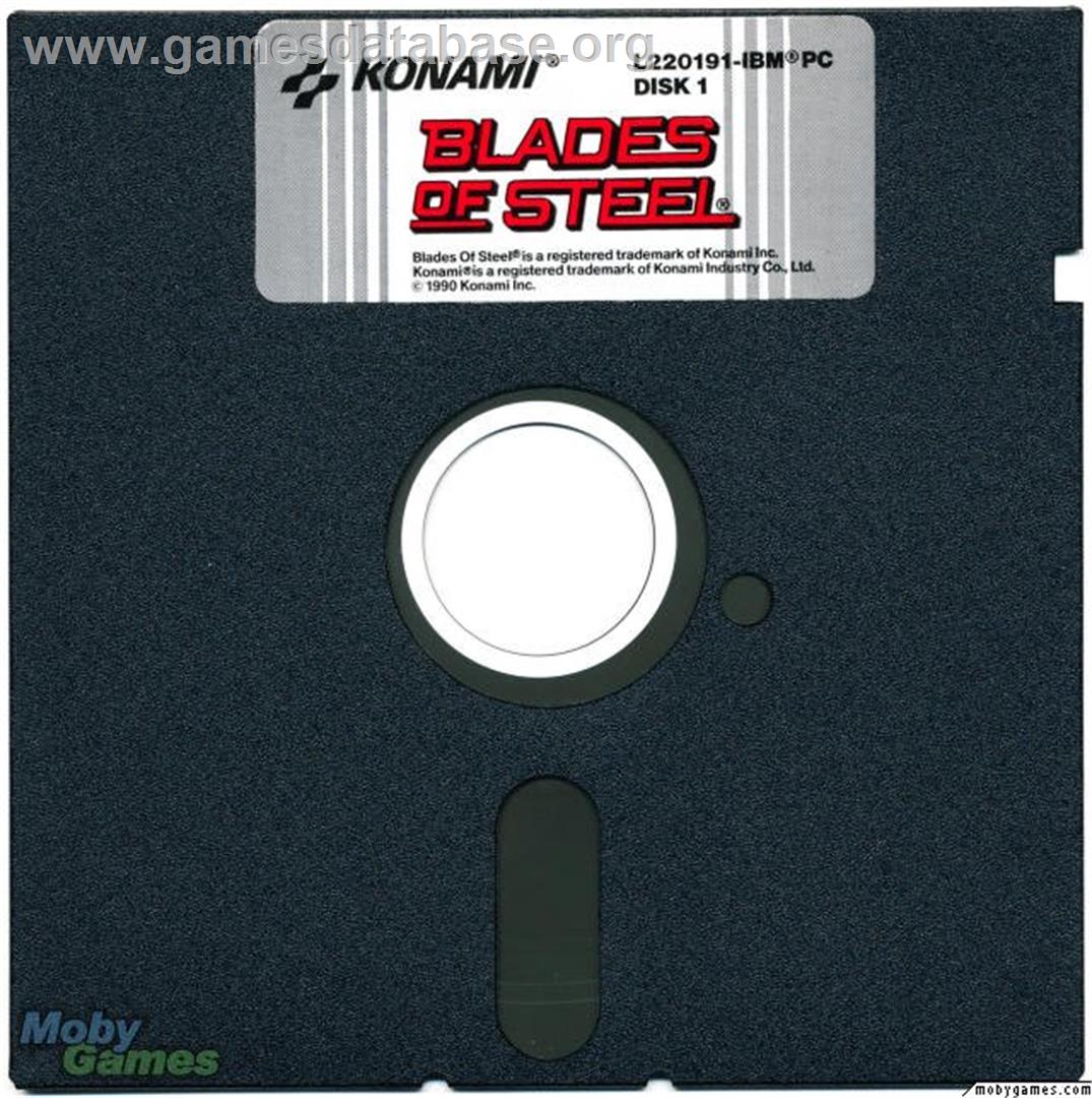 Blades Of Steel - Microsoft DOS - Artwork - Disc