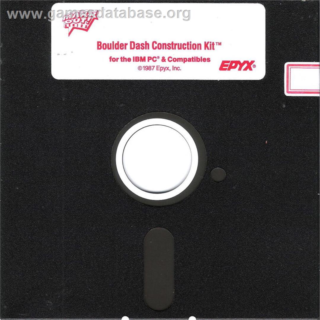 Boulder Dash Construction Kit - Microsoft DOS - Artwork - Disc