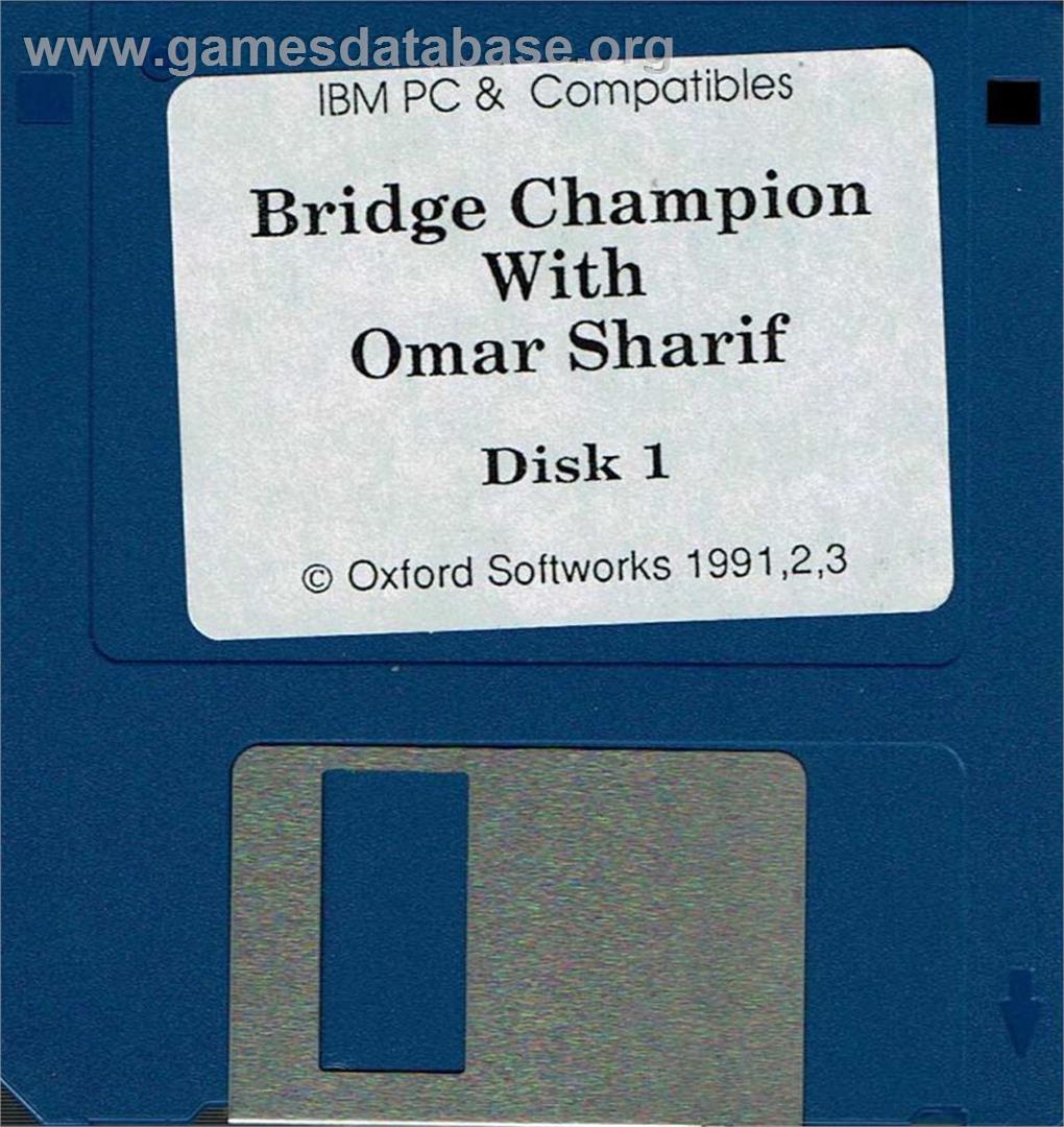 Bridge Champion with Omar Sharif - Microsoft DOS - Artwork - Disc
