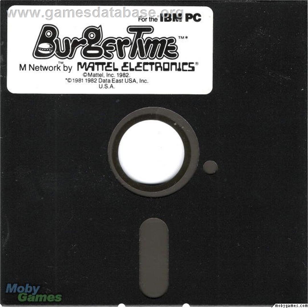 BurgerTime - Microsoft DOS - Artwork - Disc
