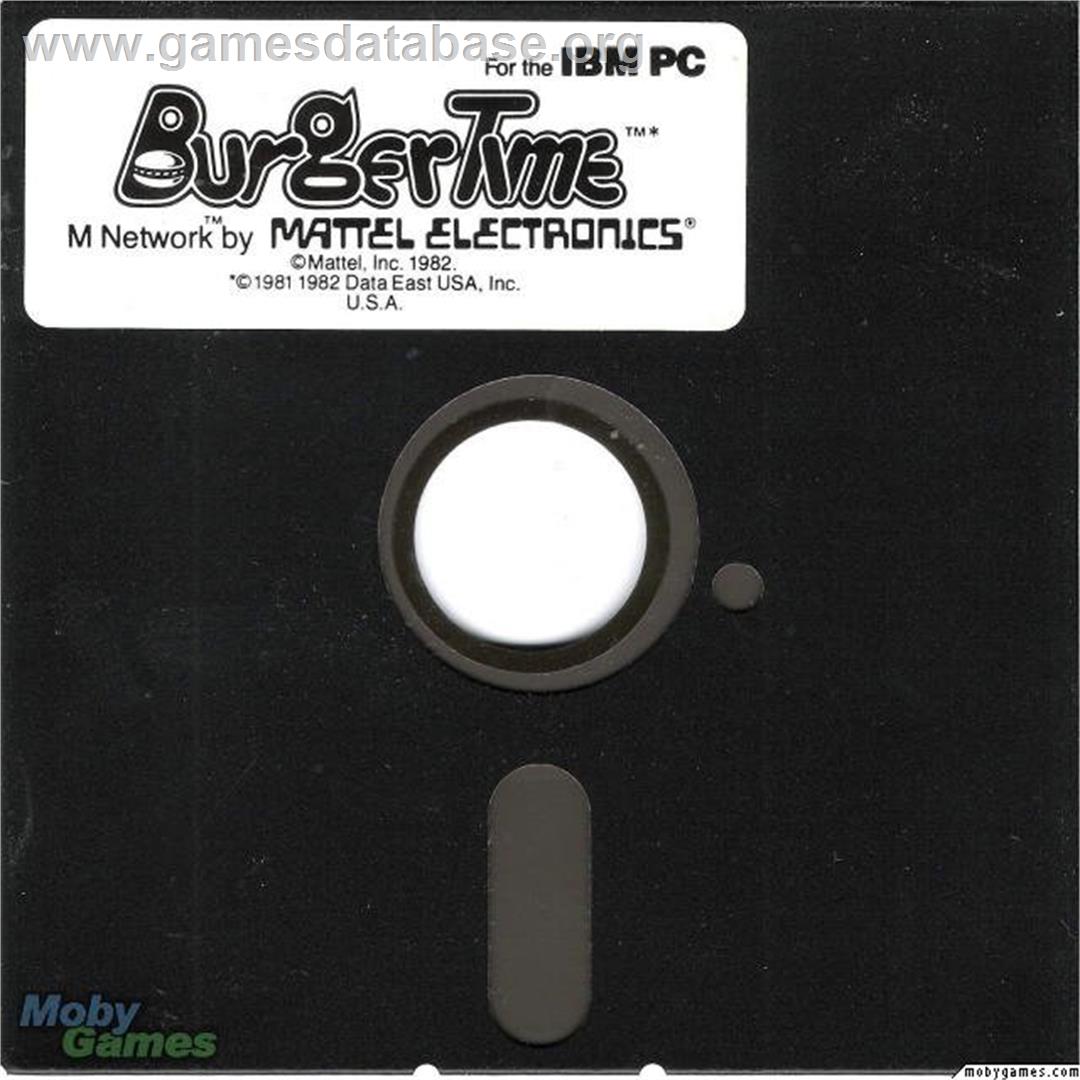 Burgertime - Microsoft DOS - Artwork - Disc