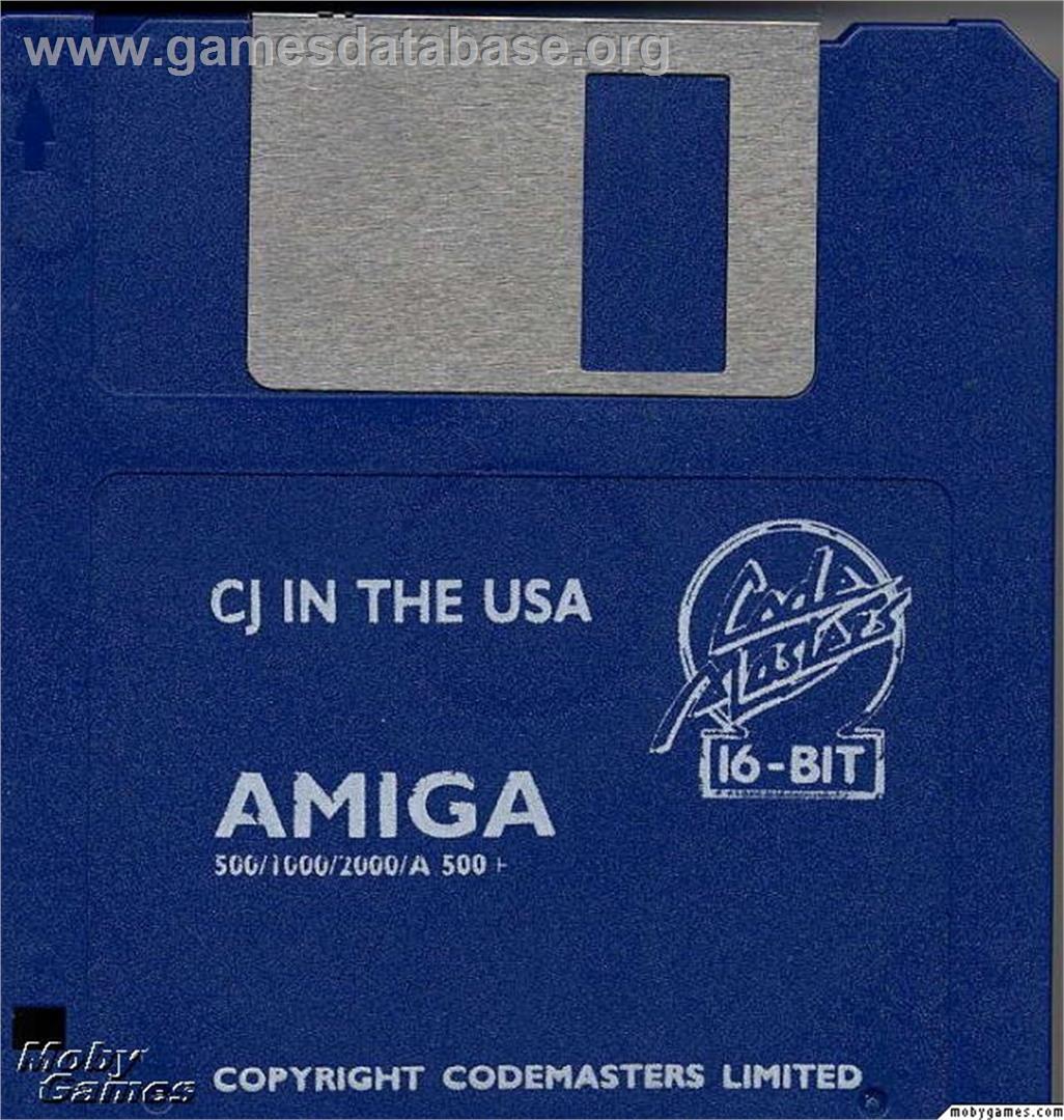 CJ in the USA - Microsoft DOS - Artwork - Disc