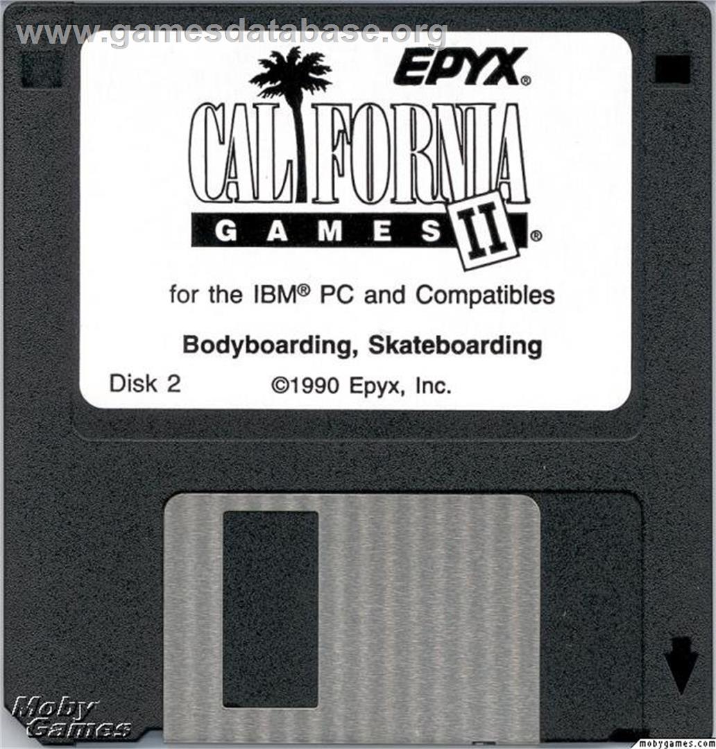 California Games 2 - Microsoft DOS - Artwork - Disc