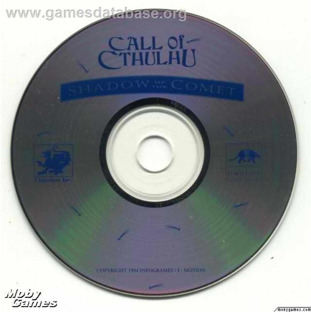 Call of Cthulhu - Shadow of the Comet - Microsoft DOS - Artwork - Disc
