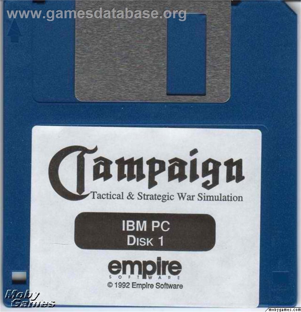Campaign (Milestone) - Microsoft DOS - Artwork - Disc