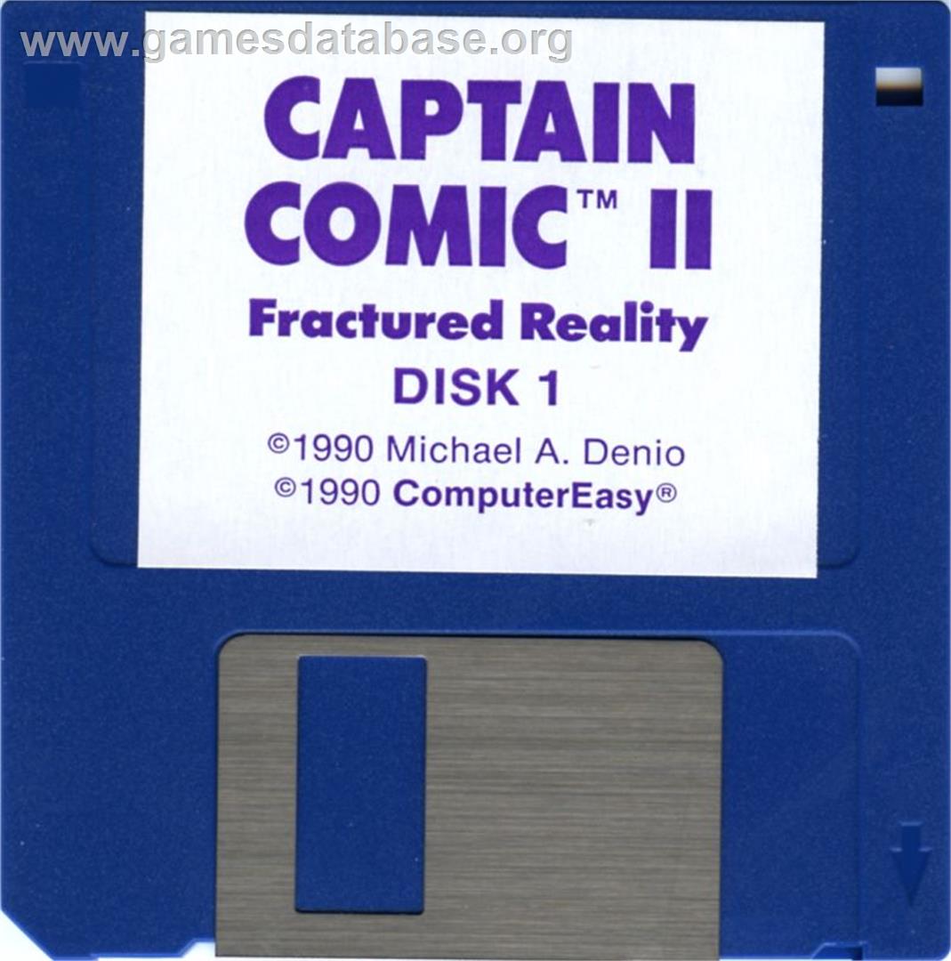 Captain Comic 2 - Fractured Reality - Microsoft DOS - Artwork - Disc