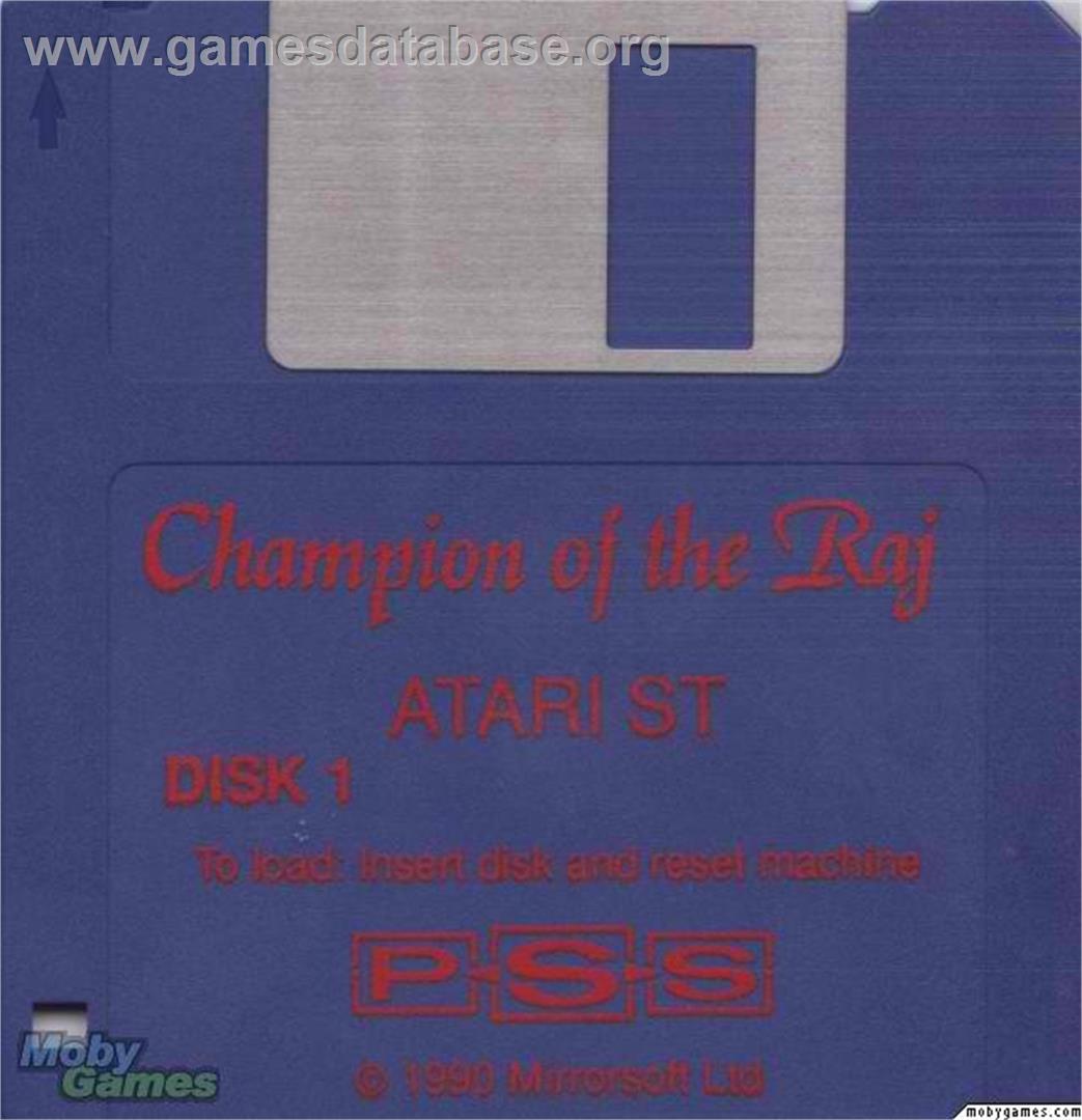 Champion of the Raj - Microsoft DOS - Artwork - Disc