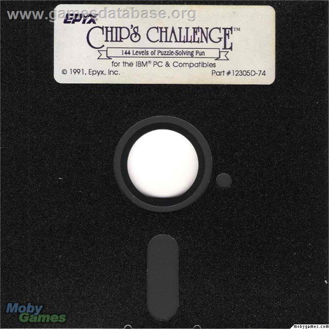 Chip's Challenge - Microsoft DOS - Artwork - Disc