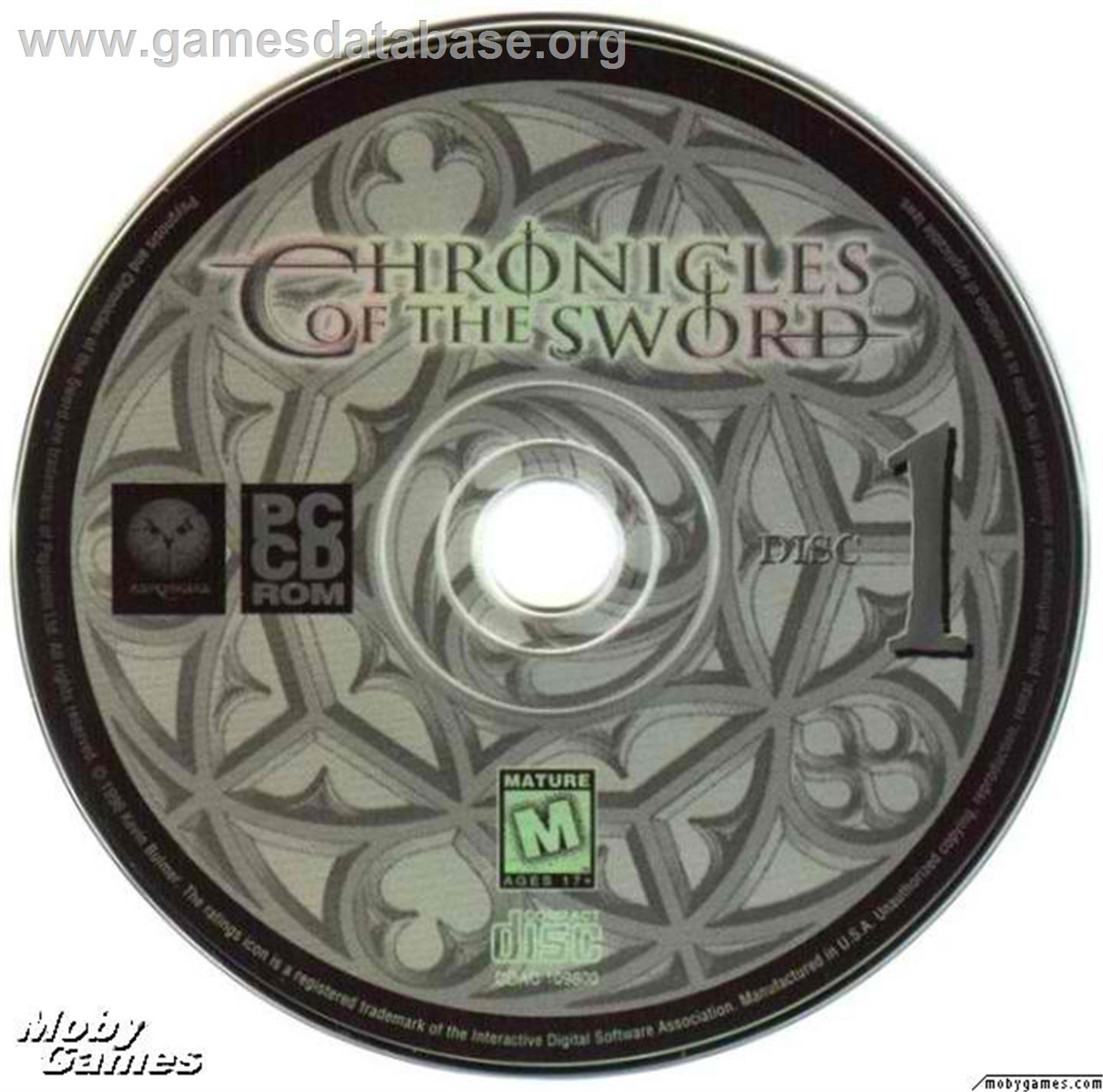 Chronicles of the Sword - Microsoft DOS - Artwork - Disc