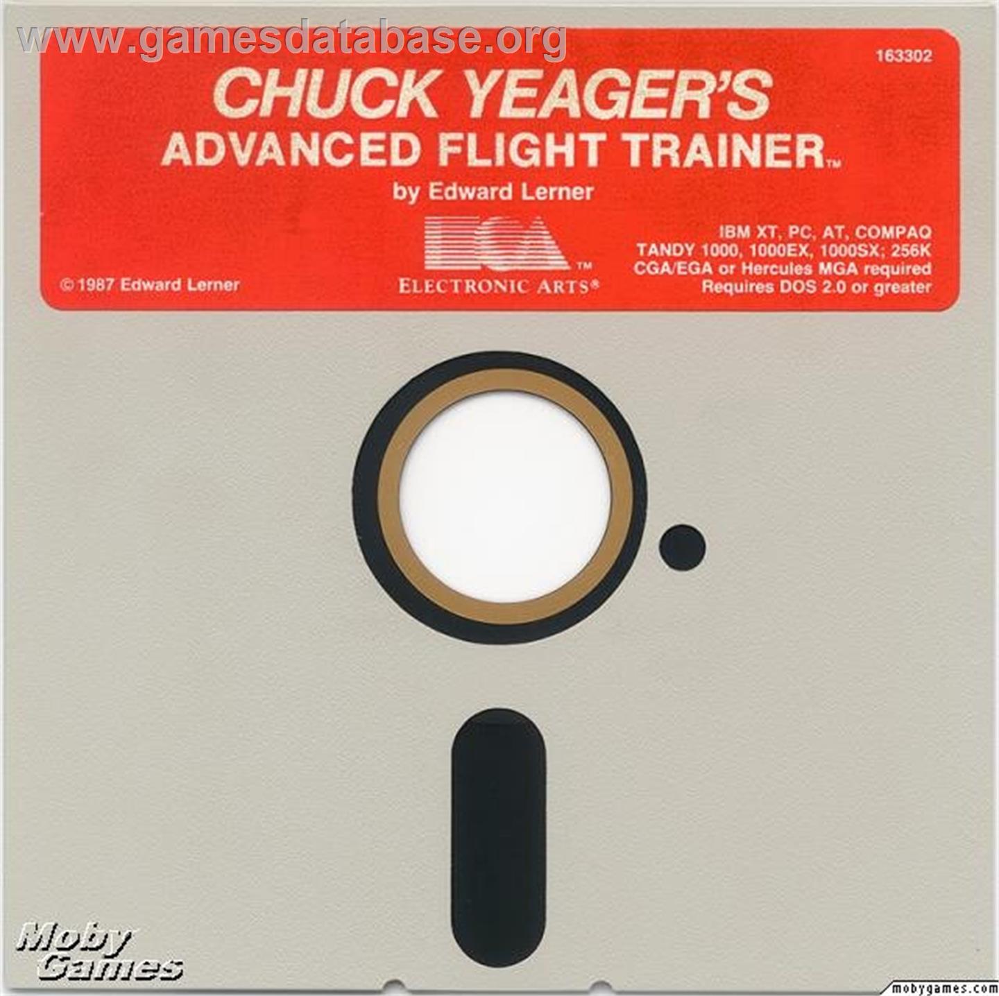 Chuck Yeager's Advanced Flight Trainer - Microsoft DOS - Artwork - Disc