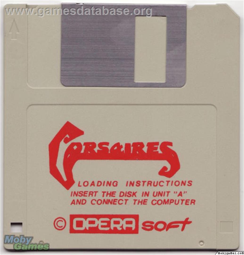Corsaires - Microsoft DOS - Artwork - Disc