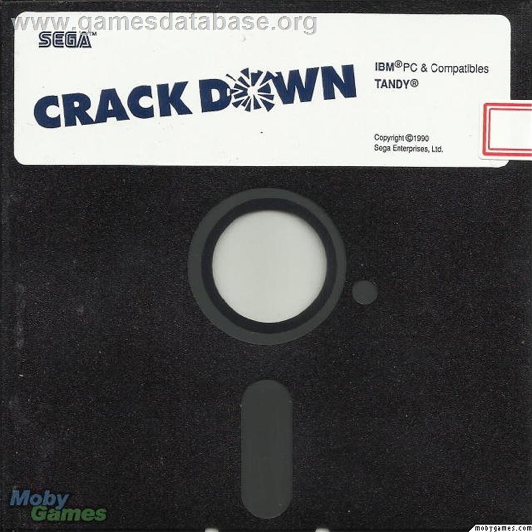 Crack Down - Microsoft DOS - Artwork - Disc