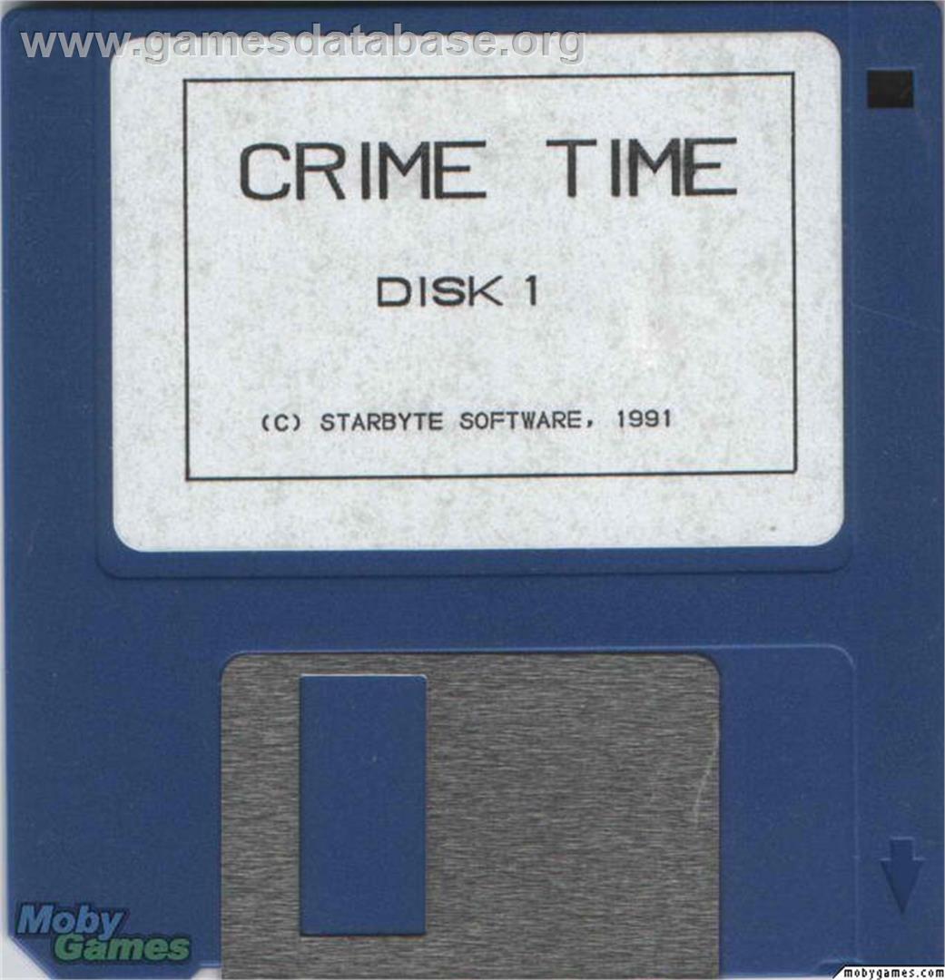 Crime Time - Microsoft DOS - Artwork - Disc