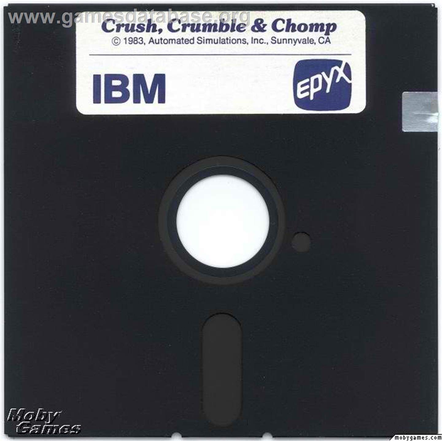 Crush, Crumble and Chomp! - Microsoft DOS - Artwork - Disc