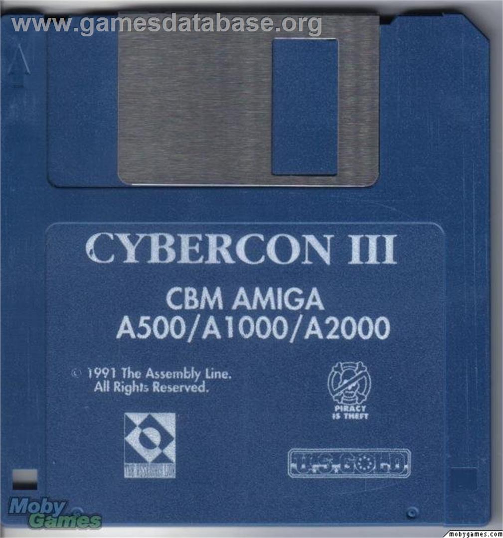 Cybercon 3 - Microsoft DOS - Artwork - Disc
