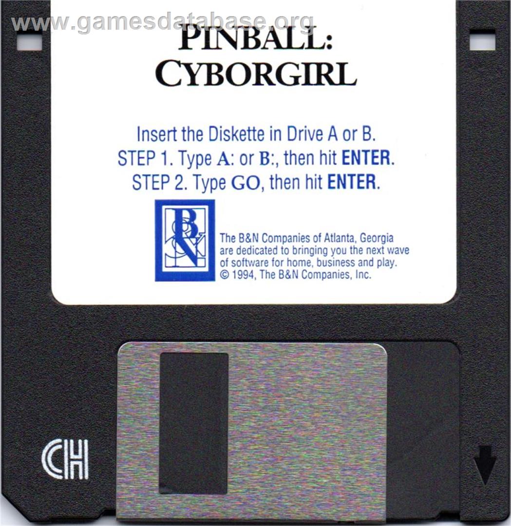 Cyborgirl - Microsoft DOS - Artwork - Disc