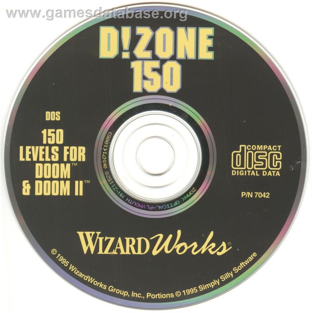 D!Zone 150 - Microsoft DOS - Artwork - Disc