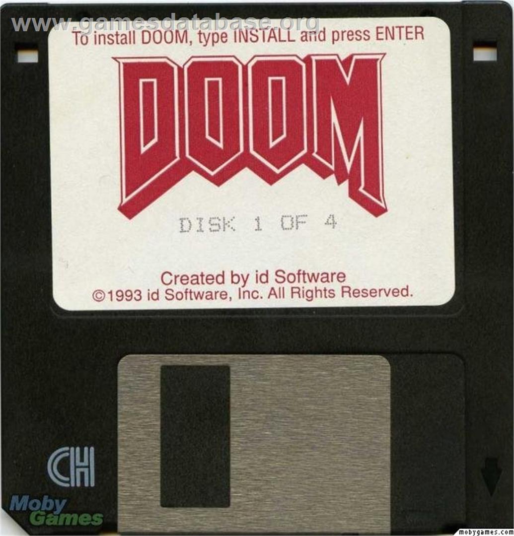 DOOM - Microsoft DOS - Artwork - Disc
