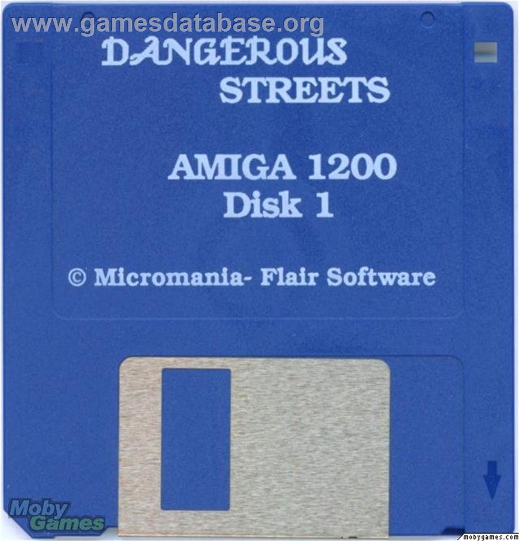 Dangerous Streets - Microsoft DOS - Artwork - Disc