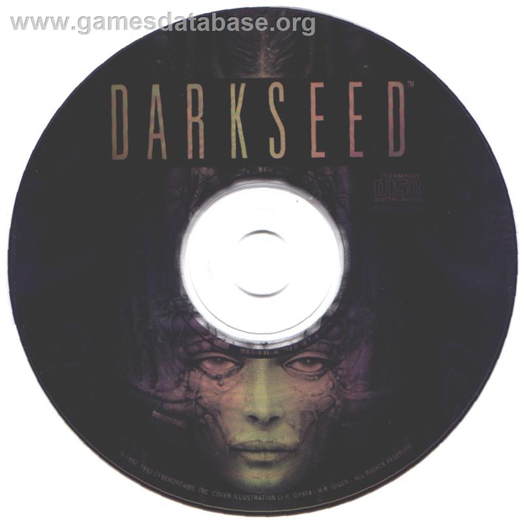 Dark Seed - Microsoft DOS - Artwork - Disc