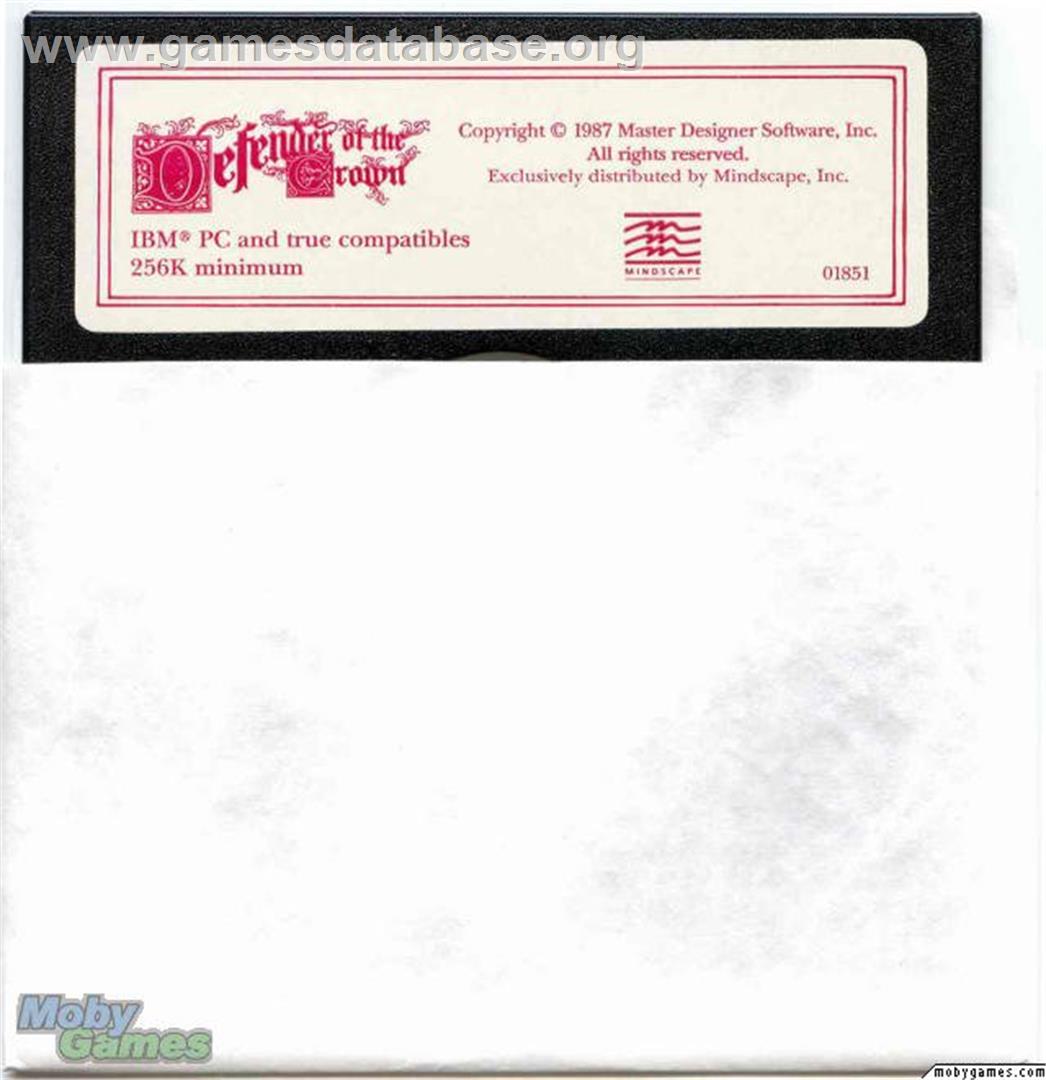 Defender Of The Crown - Microsoft DOS - Artwork - Disc