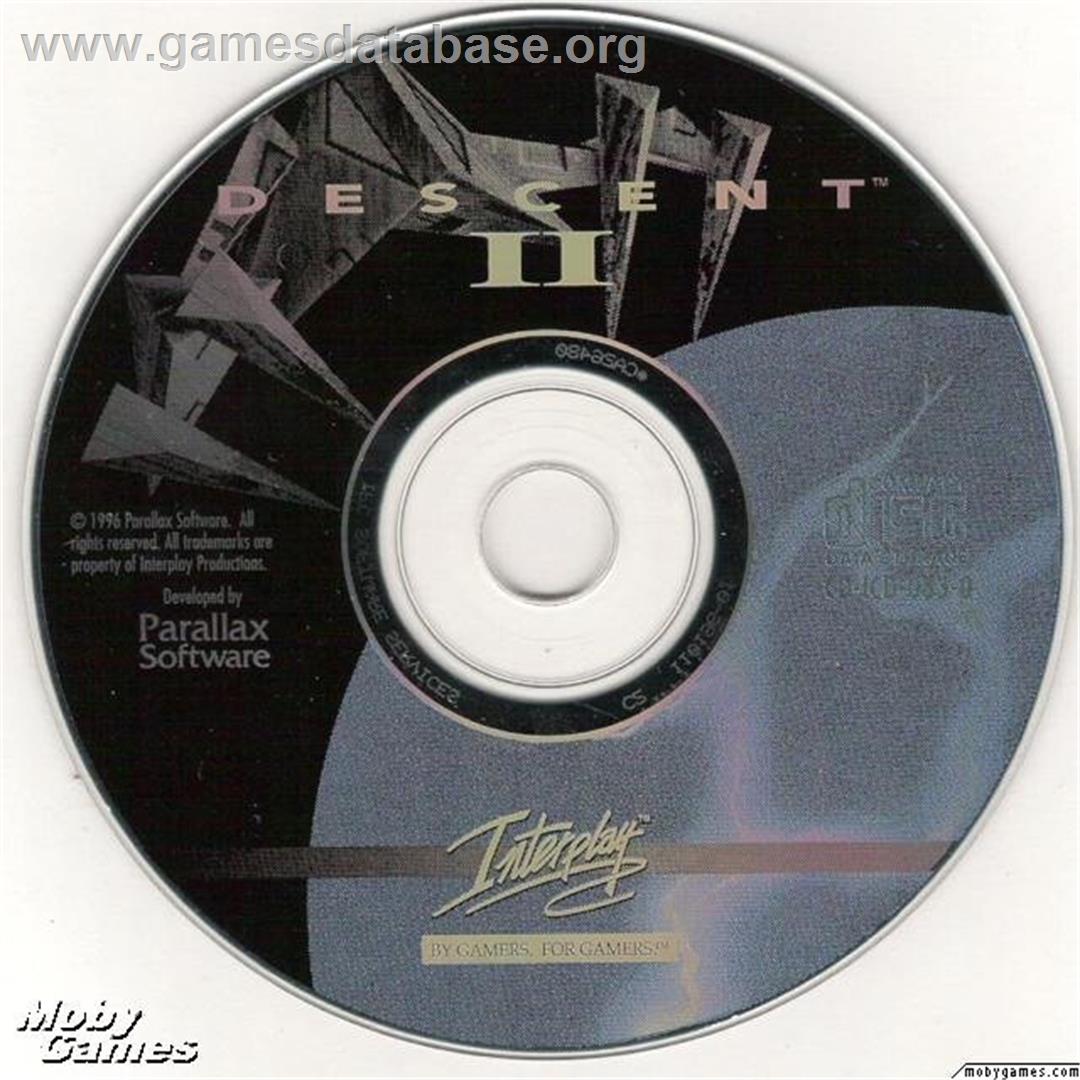 Descent 2 Vertigo Series - Microsoft DOS - Artwork - Disc
