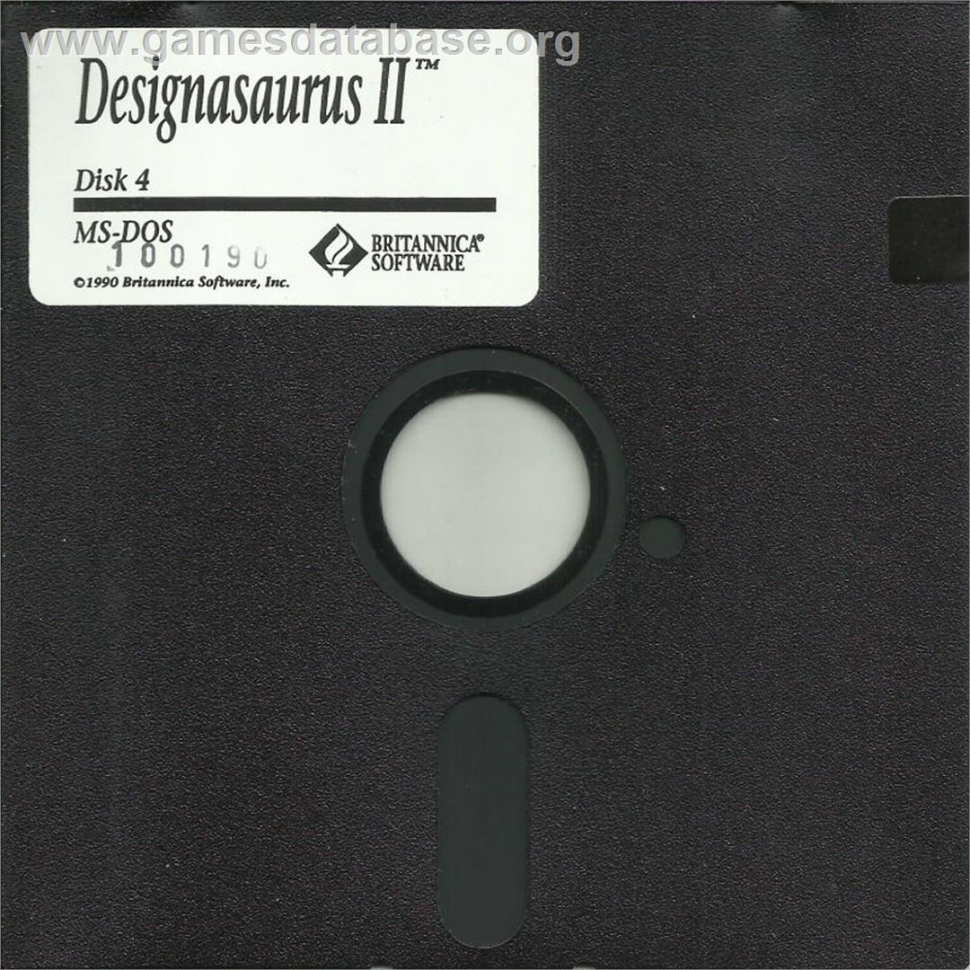 Designasaurus 2 - Microsoft DOS - Artwork - Disc