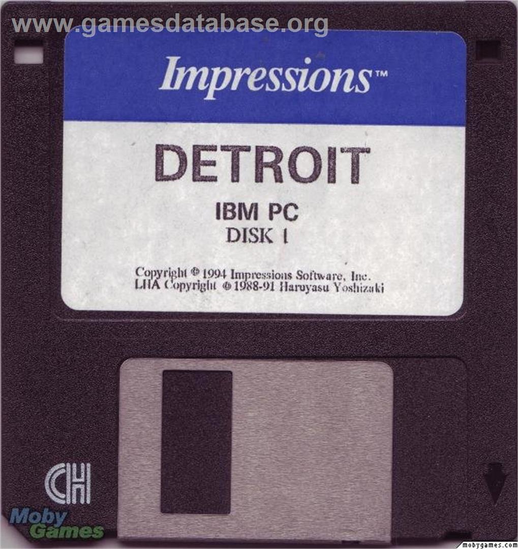 Detroit - Microsoft DOS - Artwork - Disc