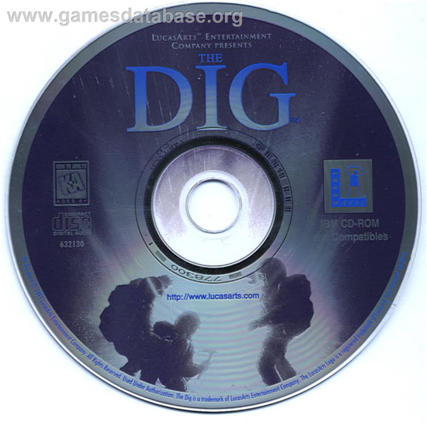 Dig, The - Microsoft DOS - Artwork - Disc