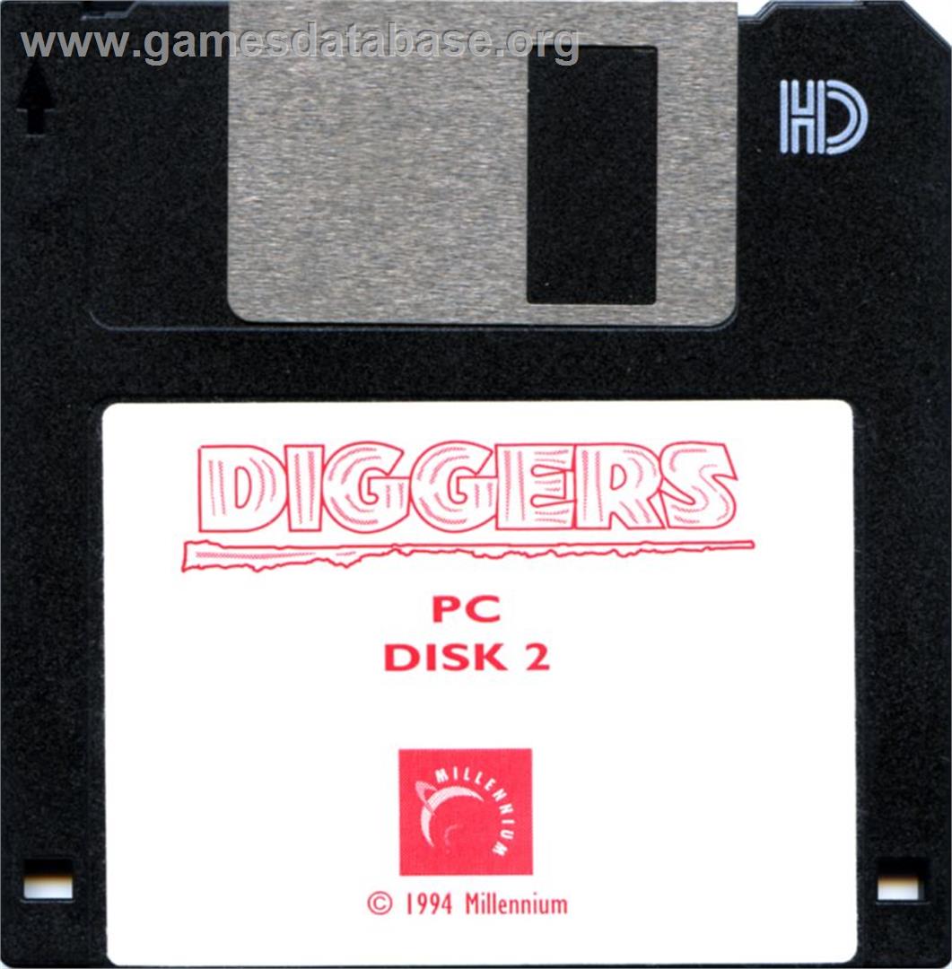 Diggers - Microsoft DOS - Artwork - Disc
