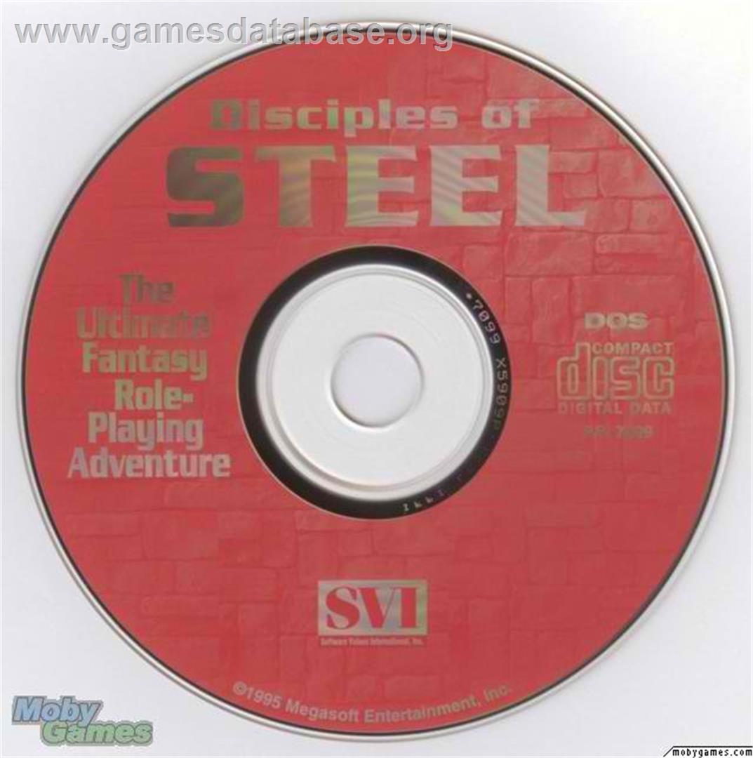 Disciples Of Steel - Microsoft DOS - Artwork - Disc