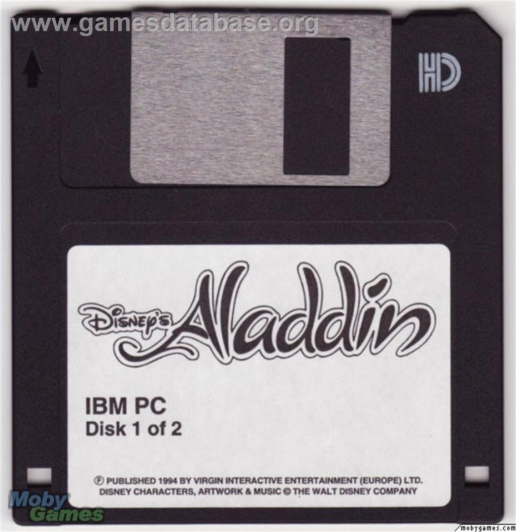 Disney's Aladdin - Microsoft DOS - Artwork - Disc