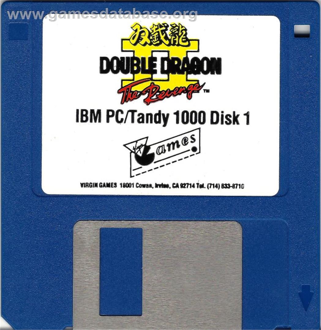 Double Dragon 2 - The Revenge - Microsoft DOS - Artwork - Disc