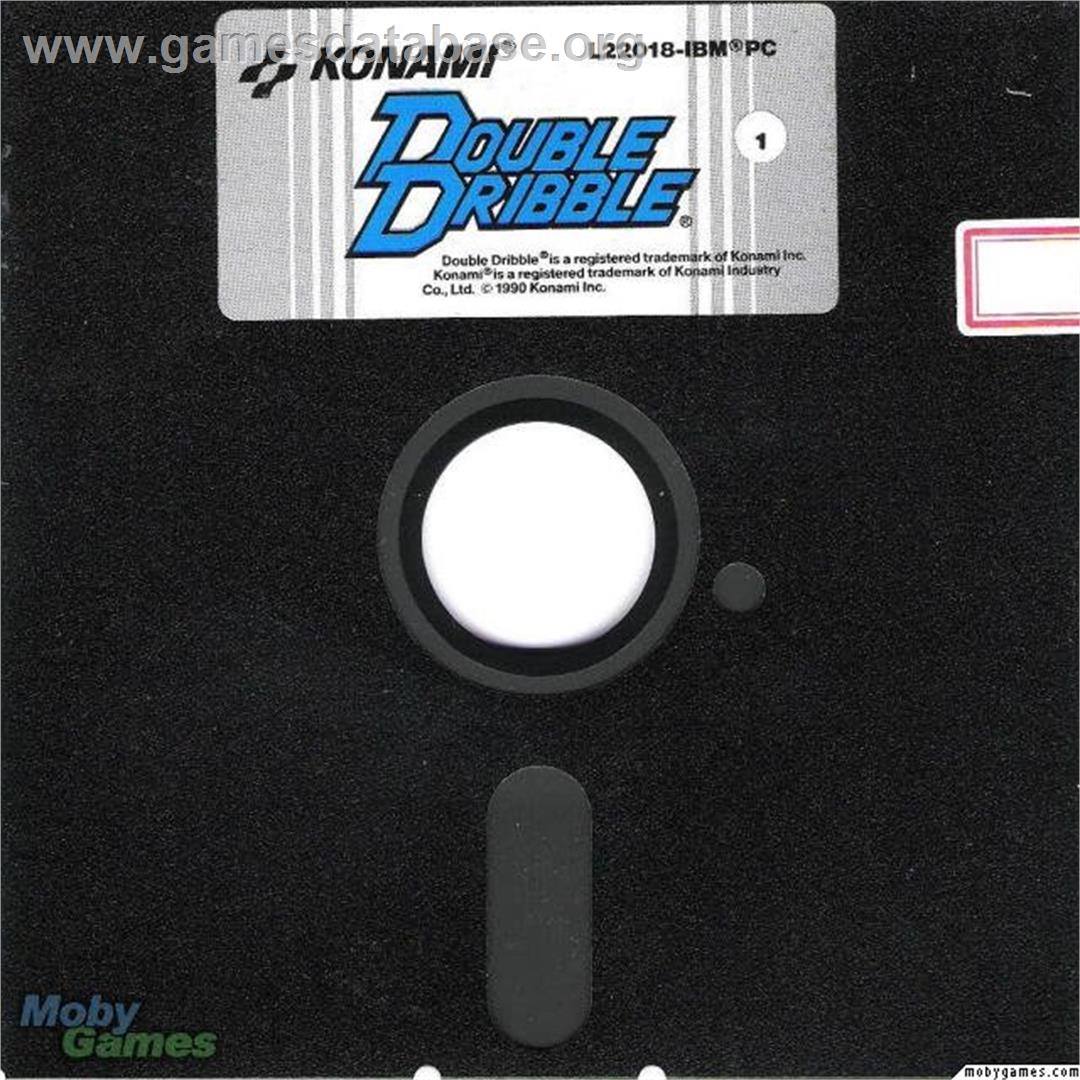 Double Dribble - Microsoft DOS - Artwork - Disc