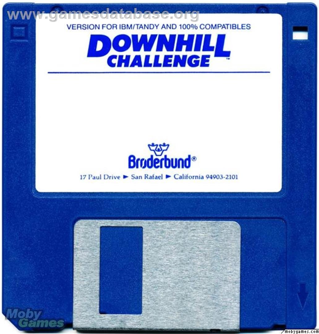 Downhill Challenge - Microsoft DOS - Artwork - Disc