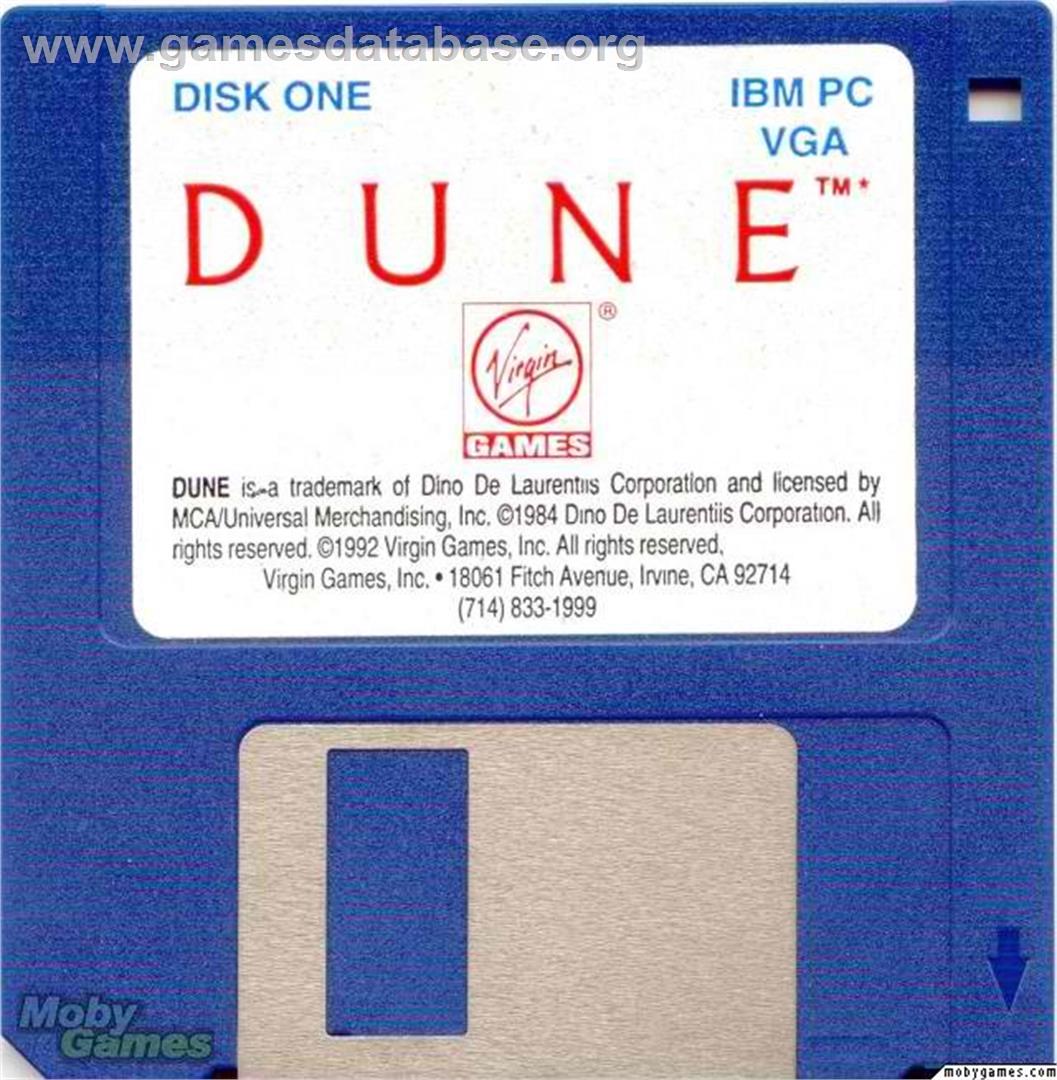 Dune - Microsoft DOS - Artwork - Disc