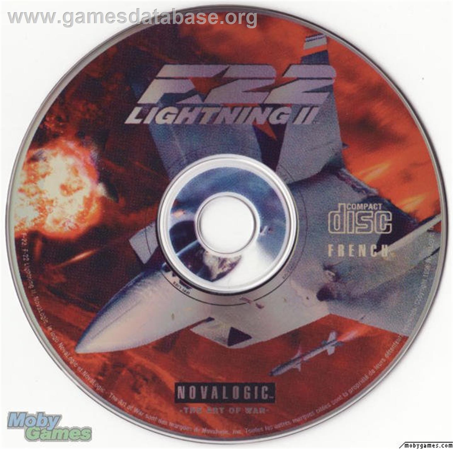 F-22 Lightning 2 - Microsoft DOS - Artwork - Disc