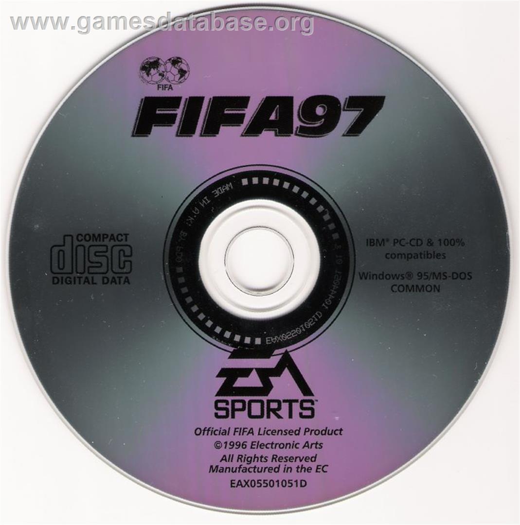 FIFA 97 - Microsoft DOS - Artwork - Disc