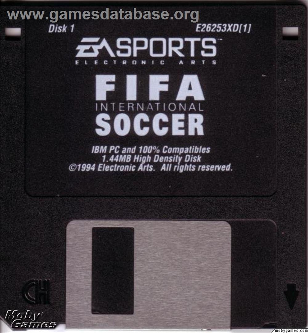 FIFA International Soccer - Microsoft DOS - Artwork - Disc