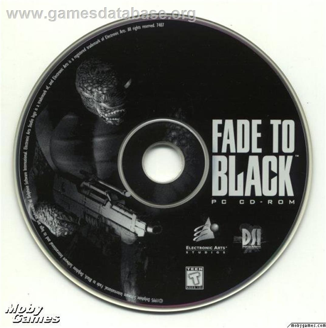 Fade to Black - Microsoft DOS - Artwork - Disc