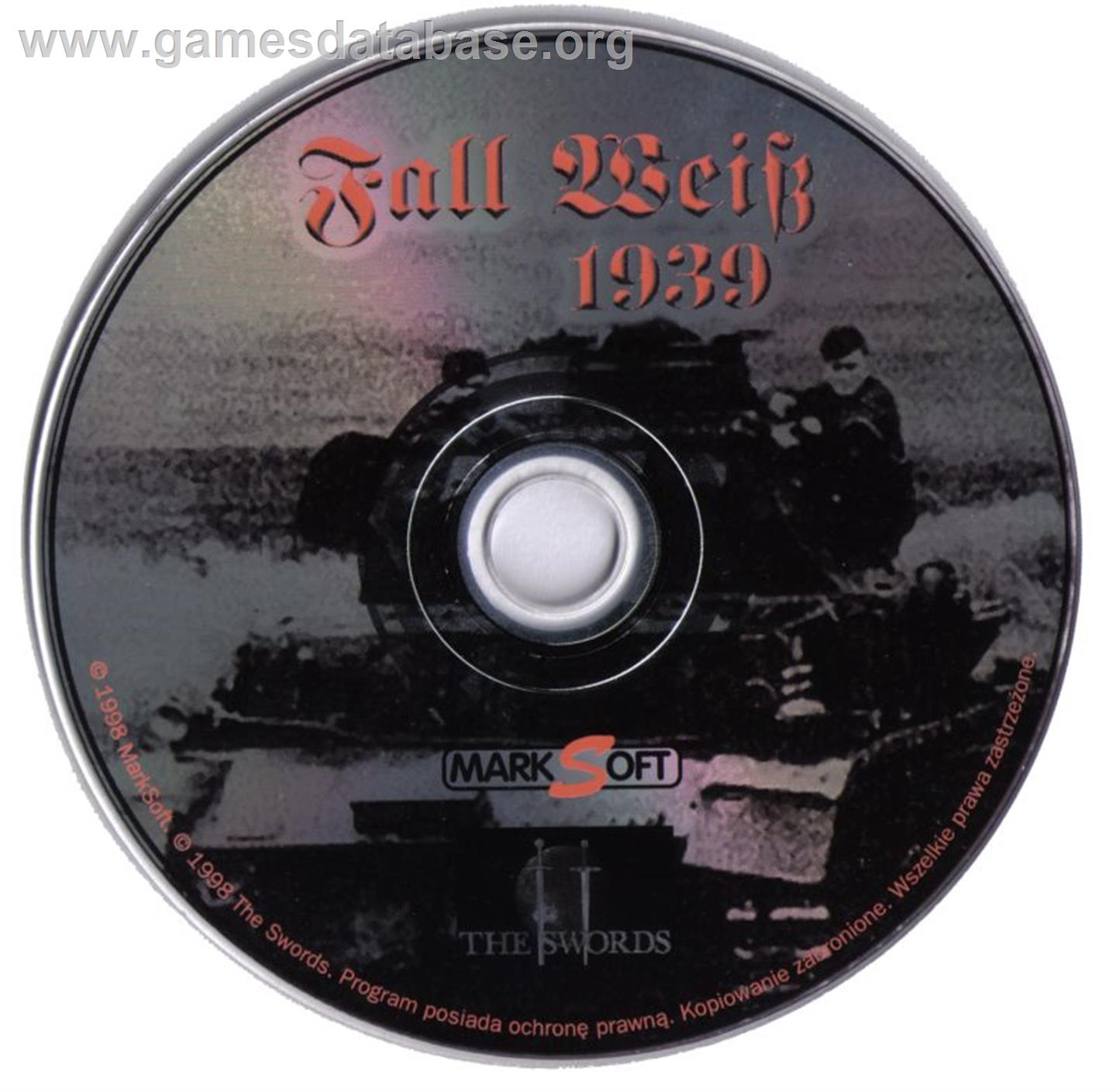 Fall Weiß 1939 - Microsoft DOS - Artwork - Disc